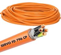 Câble servo flexible ÖLFLEX SERVO FD 796 CP, 4x1,5 mm², blindé, avec fil de terre, pour chaînes porte-câbles. Tension nominale : 0,6/1 kV. Sans halogène et résistant aux UV. Couleur : orange. Longueur