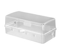 Cable Shield Box - Outdoor Weatherproof Cover, Lockable Plug Guard | Safe for Christmas Lights Timers Extension Cables Outlet Plug Timer Power Protection Socket Enclosure