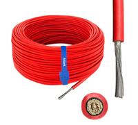 Câble solaire photovoltaïque rouge 1x4mm² 75m ou multiple