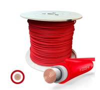 Câble Solaire SOLARTRONICS Vendu au mètre 6mm² - 25 m Rouge - rallonge de câble photovoltaïque - Fabriqué en Allemagne