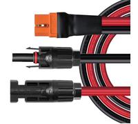 Câble Solaire Vers Xt60I - 1 5 M - 10Awg Xt60I-F - Câble Solaire 6 Mm² - Compatible Avec Station D'Alimentation Portable Ecoflow (