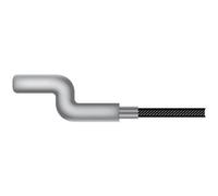 GREENSTAR - Câble Souple Avec Embout en "Z" - Précis - L 2500mm - Ø Extérieur 1,4mm - Durable - Robuste