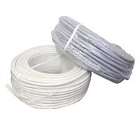 Câble souple HO5 VV-F 50m 2 x 1,5mm² blanc - FILS & CABLES - 007405 (DPA)