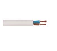 Câble souple HO5VV-F - 2 x 1,5 mm² - blanc - 10 m DEBFLEX