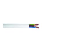 Câble souple HO5VV-F - 3 x 1,5 mm² - blanc - 10 m DEBFLEX