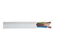 Bobinot de câble - Bobine de Fils électrique - Câble électrique - Couronne de câble - Bobinot Câble Souple 10 mètres HO5VV-F 3G2.5 mm ² - Blanc - 147321 Debflex