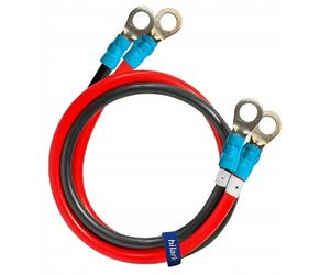 Câble souple LGY 25mm² pour convertisseurs de tension 2x14m avec cosses à œillet M8