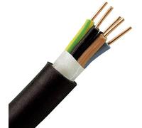 Câble souterrain Kopp 157425044 NYY-J 5 G 1.5 mm² noir 25 m