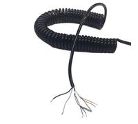 Câble spiralé à 6 conducteurs, paire torsadée blindée
