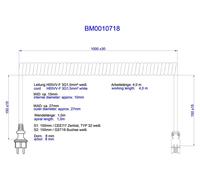 Câble spiralé BACHMANN H05VV-F 3G1,5 mm² L : 1,0 m ws ISV/CEE7/7