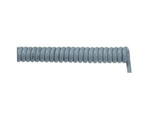 Câble spiralé LappKabel ÖLFLEX® SPIRAL 400 P 500 mm / 1500 mm 4 x 0.75 mm² Gris 70002634 1 pc (70002634)