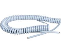 Câble spiralé LappKabel ÖLFLEX® SPIRAL 400 P 500 mm / 1500 mm 7 x 0.75 mm² Gris 70002726 1 pc (70002726)