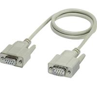 Câble SUB-D préconfectionné [1x SUB-D femelle 9 pôles - 1x SUB-D mâle 9 pôles] 1.00 m blanc Phoenix Contact VS-09-DSUB-20-LI-1,0 1656233
