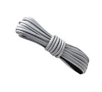 Câble Synthétique UHMWPE pour Treuil 1/4 Pouces Léger(5mm x 15m) | UHMWPE pur, faible élasticité, flotte eau, remplacement acier, léger