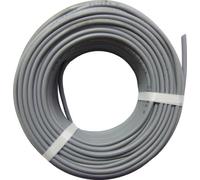 Câble téléphonique 2 paires + terre - 25 m - Gris
