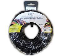 Câble Textile Torsadé Noir Esthétique Rétro, Sécurité électrique - Edm