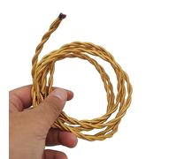 Câble tressé, Fil de Lampe Edison Tressé Torsadé 2x0.75mm Multicolore 1-100m