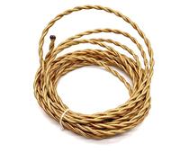 Câble tressé, Lumière pendante multicolore du noyau 0.75mm fil 2 de tissu torsadé 1-30m
