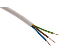 Electraline 11785 Couronne de Cable H05 VV-F 3G1,5 20M Blanc
