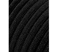 Câble Tubulaire 2x0,75mm Noir Cordon électrique Flexible Noir 2x0,75mm2 - Edm