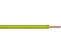 Electraline 13102 Câble Unipolaire FS17, Section 1 x 1.5 mm², Jaune/Vert, 25 m
