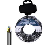 Câble Vv-k06 5g 2.5mm2 Noir 15m Câble électrique Haute Sécurité Pour Installations Fixes. - Edm
