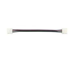 Cable with push connectors for flexible led strip - 10 mm rgb colour velleman lcon32 Incolore G