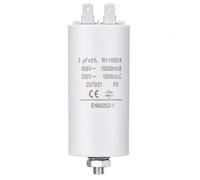 CABLEPELADO - Condensateur de démarrage pour moteur électrique | Condensateur permanent | monophasé | 4 bornes | Convient aux pompes, compresseurs, machines à laver, climatiseurs | 450 VCA | 3,0 µF