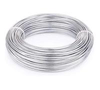CABLEPELADO Fil de Fer Galvanisé et Plastifié - Floral, Bricolage, Acier Flexible à Nouer - Diamètre 1,2 mm, Longueur 20 Mètres