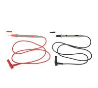 Câbles de multimètre, cordons de sonde en silicone, 90 cm pour pointes ultra fines pour broches IC et petits composants (doré)