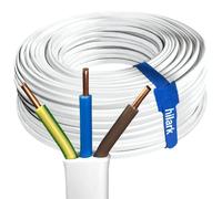 Hilark Cable Tech Câble d'installation plat YDYp 3x2,5 mm² 50m