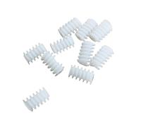 Cabluandry Engrenage de Turbine à vis sans fin en plastique, 6x10mm, Module 0.5, trou intérieur de 1.9mm, pignon J256, filetage droit, engrenage à vis sans fin, arbre serré de 2mm, 10 pièces Position