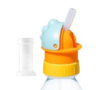 Cache-bec pour bouteille d'eau Adaptateur Réutilisable avec Paille