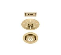Blanco Garniture de vidage C-overflow pour évier simple Or satiné 203476