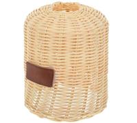 Cache Bouteille Gaz en Rotin Kaki pour Bonbonne Plate 450 G