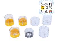 Cache-bouton de protection jaune 22 mm pour bouton d'arrêt d'urgence, capteur de protection pour interrupteur à tête de champignon, anneau de protection A6