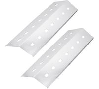 Cache-brûleur BBQ - Lot de 2 - Acier Inoxydable - Diffuseur de chaleur universel - Pour grils à gaz divers modèles - 41x14 RATELIER