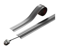 Cache Câble de Sol Souple Gris, Protège Câble Autocollant pour Masquer et Organiser Les Fils Électriques à la Maison, 5x1M.