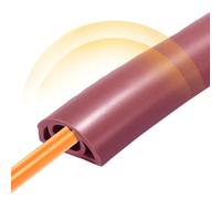 Cache-câbles électriques pour sol,couvre-câbles de sol,Couvertures de en fil souple pour cordons, conduit de fil flexible en PVC - Cache-cordon auto-adhésif au, couvre-rallonges isolés pour câ