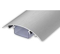 Cache-cÂBLES en Aluminium Aspect Acier Inoxydable bROSSÉ Longueur: 20 cM
