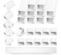 Cache-câbles en PVC, 3 pouces, 4,8 mètres, pour systèmes de climatisation split miniatures