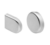Cache charnière clip pour porte en verre carré rond - BLUM - CAC84412NM