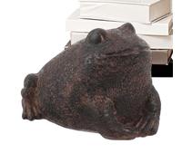 Cache xtérieur pour Maison Coffret Secret en Forme de Grenouille pour | Sculpture en Résine avec Compartiment Discret pour Rangement de Monnaie, Bijoux, Colliers et Bagues