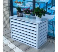 Cache Clim Exterieur,Housse Protection Climatiseur Exterieur En Alliages D'aluminium,Cache Bloc Clim,Protection De Unité Extérieur Pour Pompe À Chaleur,Écran Décoratif De Clôture De Confidentialité (