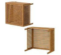 Cache Clim & Pompe à chaleur, L - 110 x 56 x 96 cm Protège des intempéries, des nuisibles et des chocs Assure une excellente circulation de l’air Design discret et épuré Chêne