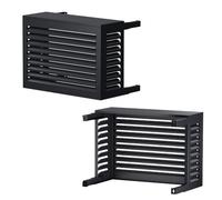 Cache Clim & Pompe à chaleur, XS - 82 x 48 x 60 cm Protège des intempéries, des nuisibles et des chocs Assure une excellente circulation de l’air Design discret et épuré Gris anthracite