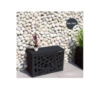 Cache climatisation Amazonian Aluminium Gris Anthracite RAL7016 Taille médium - Moyen L 110 x H 80 x P 55 cm