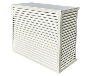 Cache Climatiseur Au Sol Taille M En Aluminium Blanc 9010