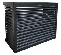 Cache Climatiseur Au Sol Taille M En Aluminium Gris Anthracite 7016
