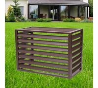 Cache Climatiseur Exterieur, Couvercle De Climatiseur, Cache Poubelle Exterieur, Cache Pompe A Chaleur Extérieur, Housse Climatiseur, Clôture En Aluminium Robuste For Jardin, Patio, Pelouse ( Color :